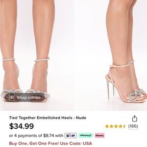 Clear heels